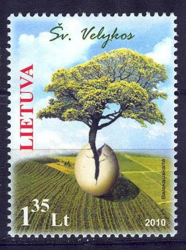 Lithuania 2010 Eastern Trees Mi. 1035 MNH