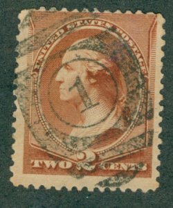 US Fancy Cancel 210 Massachusetts Used CV$0.75 EA. BIN$3.00