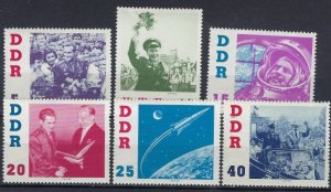 Germany DDR 576-81 MNH 1961 set (ak2436)