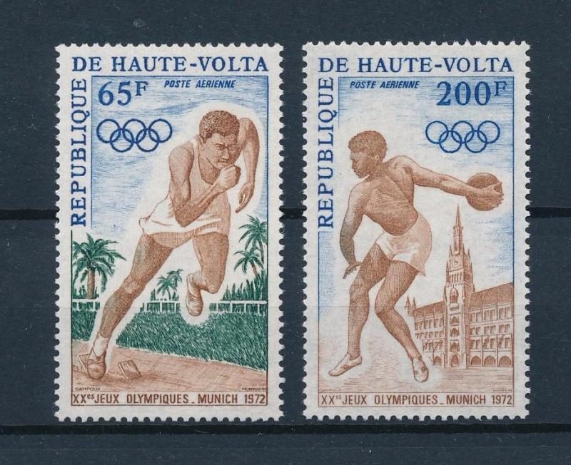 [55600] Burkina Faso Upper Volta 1972 Olympic games Munich Athletics MNH
