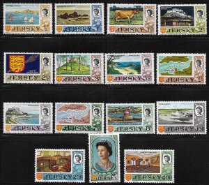 Jersey 34-48 1970-75 Definitives set Unused Hinged 2025 Scott c.v. $5.75 25%