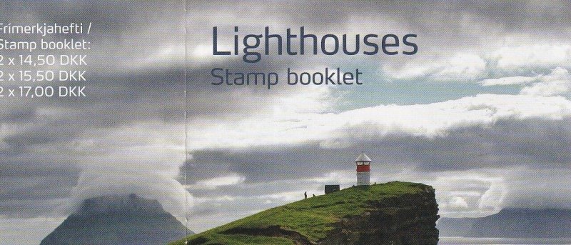 SA03 Faroe Islands 2014 Faroese Lighthouses self-adhesive stamps booklet