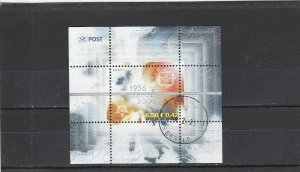Estonia  Scott#  529  Used  S/S  (2006 Map of Europe)