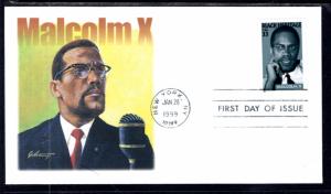 US 3273 Malcolm X Fleetwood U/A FDC