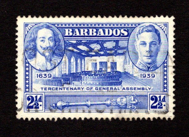 BARBADOS  SC# 205  FVF/U