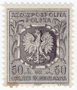 (I.B) Poland Revenue : Consular Service 50gr