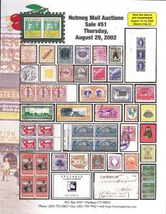 Nutmeg Stamps Sales, - Worldwide Stamps, Covers and Posta...