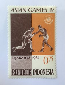 Indonesia 1962 Scott 559 MH - 75s,  Jakarta, 4th Asian Games, Boxing