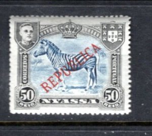 NYASSA 56 MH FVF Overprint