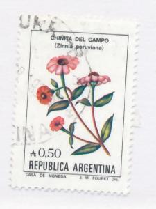 Argentina 1985 - Scott 1523 used - 50c, Flowers type of '82