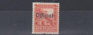 NEW ZEALAND  1936 - 45  S G 0123   2D  ORANGE   MH 