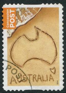 CONCESSION POST 2014 - MAP - USED SELF-ADHESIVE