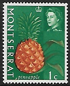 Montserrat # 159 - Pineapple - used.....(BRN31)