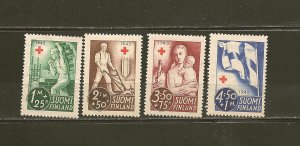 Finland SC#B65-B68 Red Cross Issue 1945 MNG