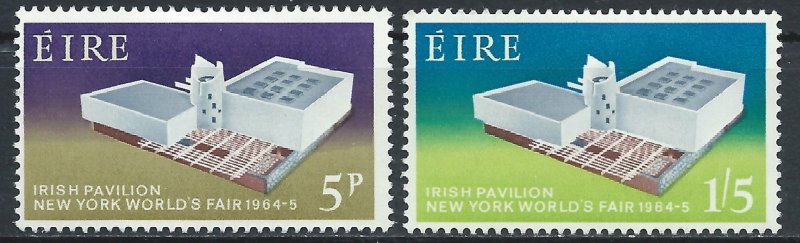 Ireland 1964 - New York World's Fair set of 2 - SG201-202 unused