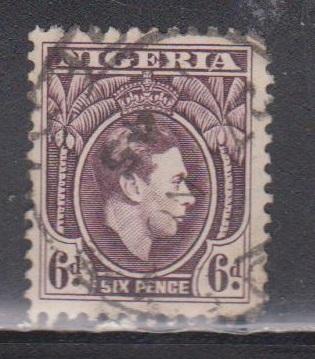 NIGERIA Scott # 60 Used - KGVI Definitive