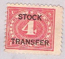 US RD3 Used 4c Stock Transfer 1 1918 (BP43210)