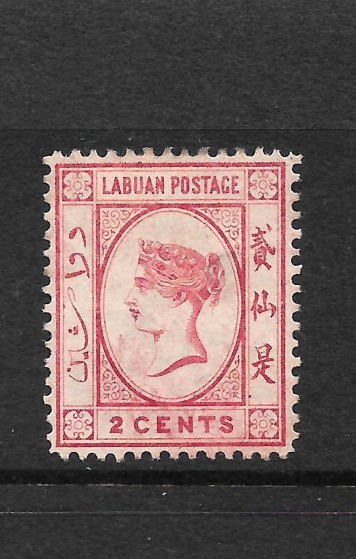 LABUAN  1885-86  2c   QV    MLH   SG 30