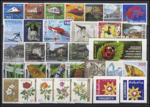 Switzerland 2002 Complete Yearset MNH Luxe (2 Scans)