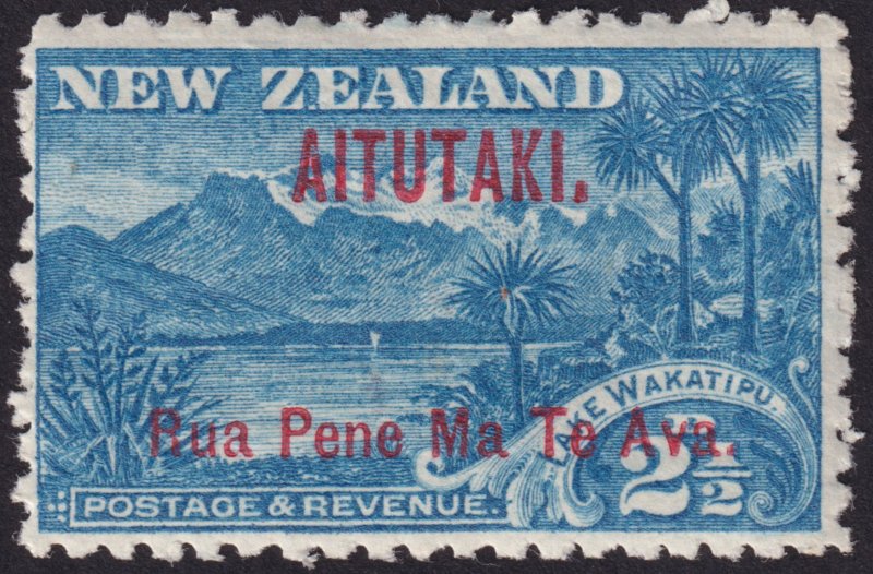 Aitutaki 1903 #3 vf-mnh 2½p Blue