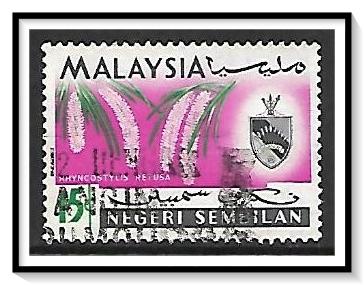 Negri Sembilan #81 State Crest & Orchids Used