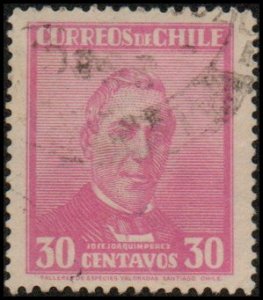 Chile 185 - Used - 30c Jose J. Perez (1934) (2)