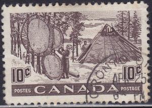 Canada 301 Drying Animal Hides 1950