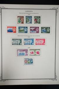 Jamaica 1800s to 1960s Stamp Collection