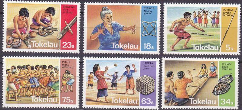 TOKELAU 1983 Tradtional Pastimes UHM set