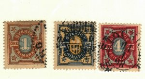 Sweden #52-3, 55 used