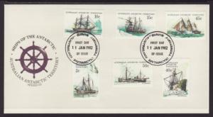 Australian Antarctic Territory L38,L40,L42,L48-L50 Ships U/A FDC