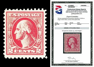 Scott 526 1920 2c Washington Offset Type IV Mint Graded XF 90 NH with PSE CERT