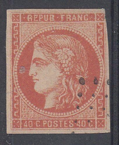 France Scott 47b Used (4 margins) - Catalog Value $190.00