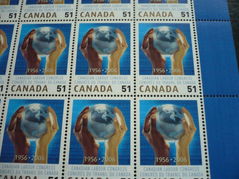 Stamps - Canada - Scott# 2149 - Mint Never Hinged Pane of 16 Stamps