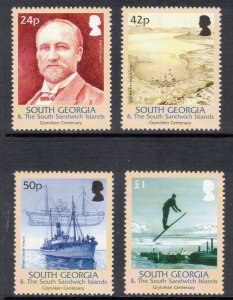 SOUTH GEORGIA 2004 Grytviken Anniversary; Scott 320-23, SG 403-06; MNH