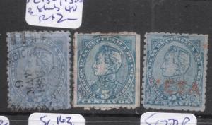 Colombia SC 130, 130a Three Shades VFU (5dhg)