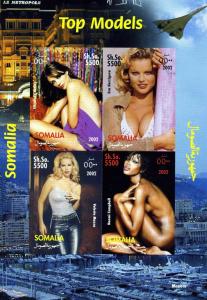 Somalia 2002 TOP MODELS s/s Imperforated Mint (NH)