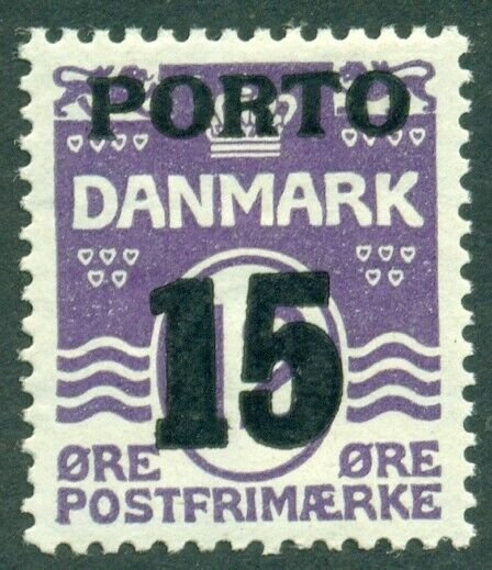 DENMARK #J38, Mint Never Hinged, Scott $18.00 