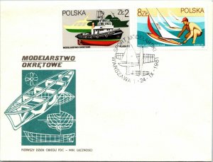 Poland 1981 FDC - Ship Modeling - F12651