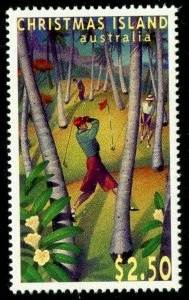 CHRISTMAS IS. Sc#369 1995 Golf Course Complete OG Mint NH