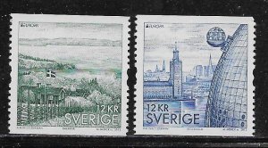 Sweden Scott #'s 2674a-b MNH