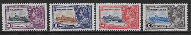 TRINIDAD & TOBAGO SC# 43-46  FVF/MLH