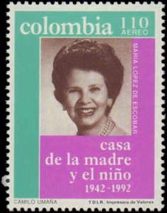 Colombia #1055-1056, Complete Set(2), 1992, Never Hinged