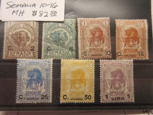 SOMALIA Scott 10-16 MINT HINGED Lot4 Cat $82.50