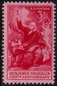 Scott 1073   3¢ Benjamin Franklin MNH single