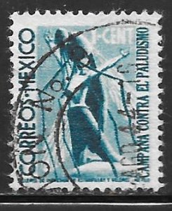 Mexico RA16: 1c Mosquito attacking man, used, F-VF