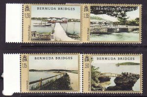 Bermuda-Sc#1166-9- id12-unused NH set-Bridges-2020-