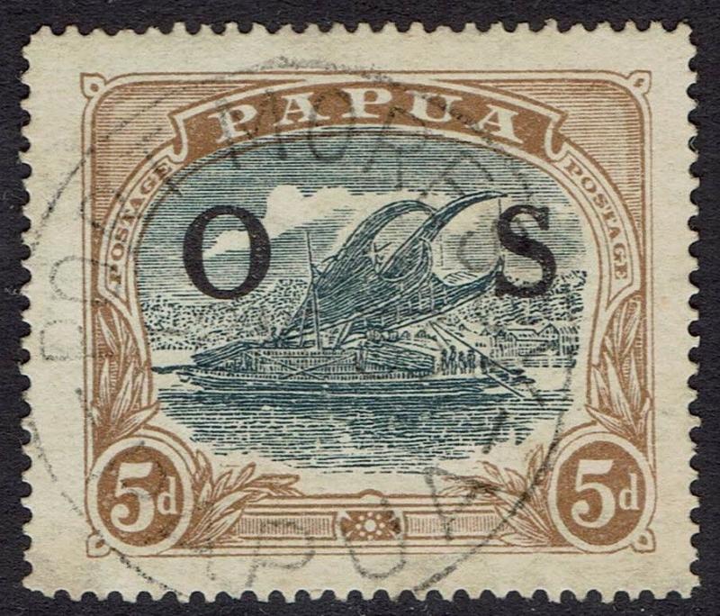 PAPUA 1931 LAKATOI OS 5D USED 