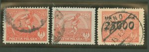Poland #155A/191/198  Single
