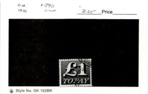 Great Britain, Postage Stamp, #J90 Used, 1970 Postage Due (AB)